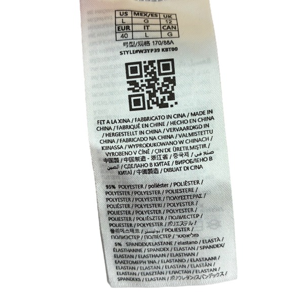 Sheer Textured Collared Button Up Shirt Light Yellow Long Sleeve Women's Top L - Picture 4 of 4